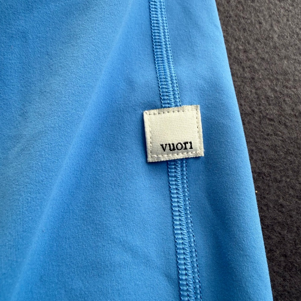 Vuori Daily Leggings French Blue High Rise Drawstring Size Large Athletic - Picture 3 of 9
